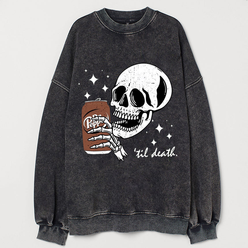 Vintage Till Death Dr. Pepper Sweatshirt-lovefitte