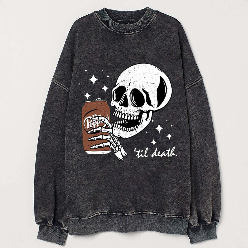 Vintage Till Death Dr. Pepper Sweatshirt-lovefitte