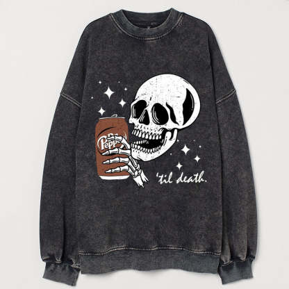 Vintage Till Death Dr. Pepper Sweatshirt-lovefitte