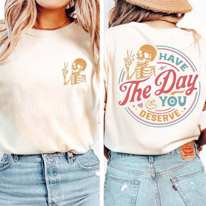 Inspirational Motivational Skeleton T-Shirt-lovefitte