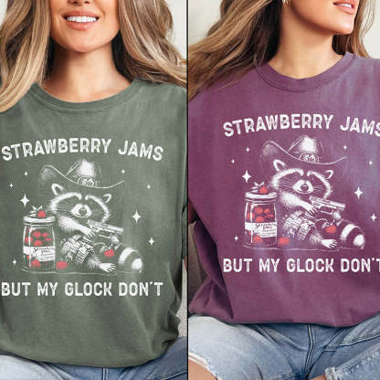 Strawberry Jams But My Glock Don't T-Shirt-lovefitte