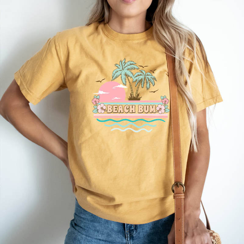 Beach Bum Comfort Colors T-shirt-lovefitte