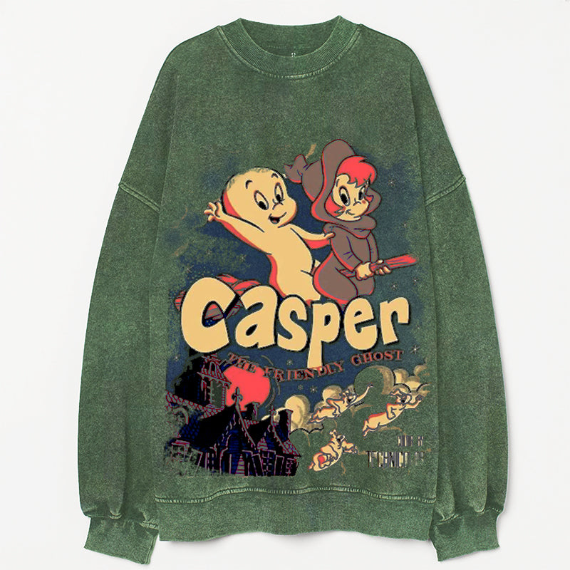 Halloween casper Sweatshirt-lovefitte
