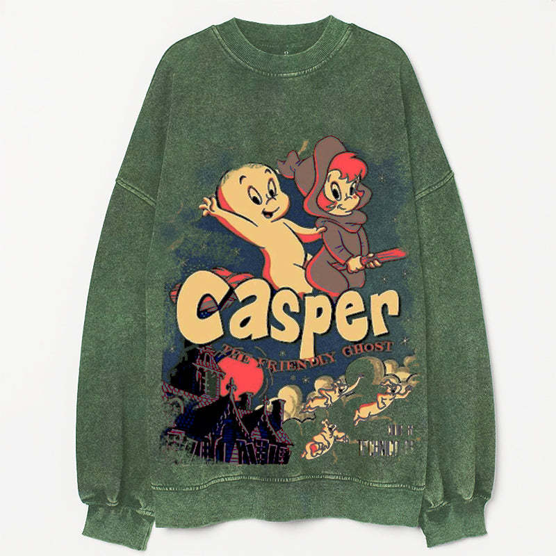 Halloween casper Sweatshirt-lovefitte