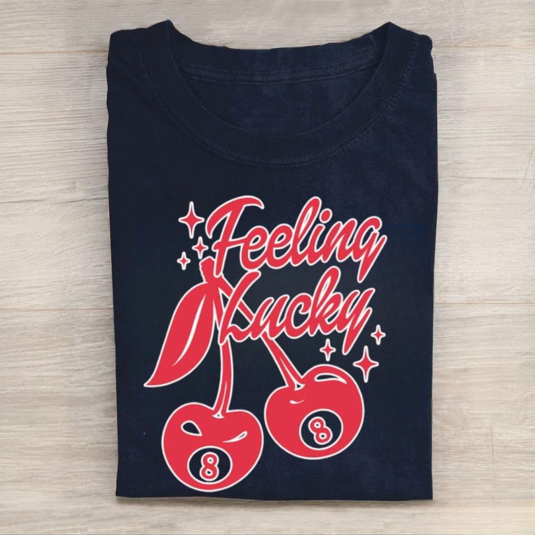 Lucky You Cherry 8 Ball Tshirt