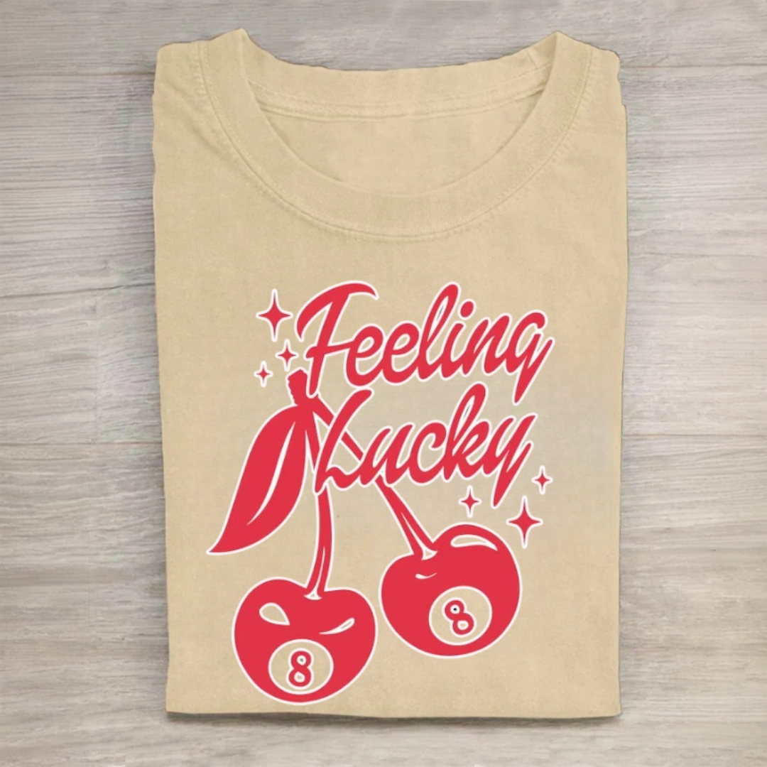 Lucky You Cherry 8 Ball Tshirt