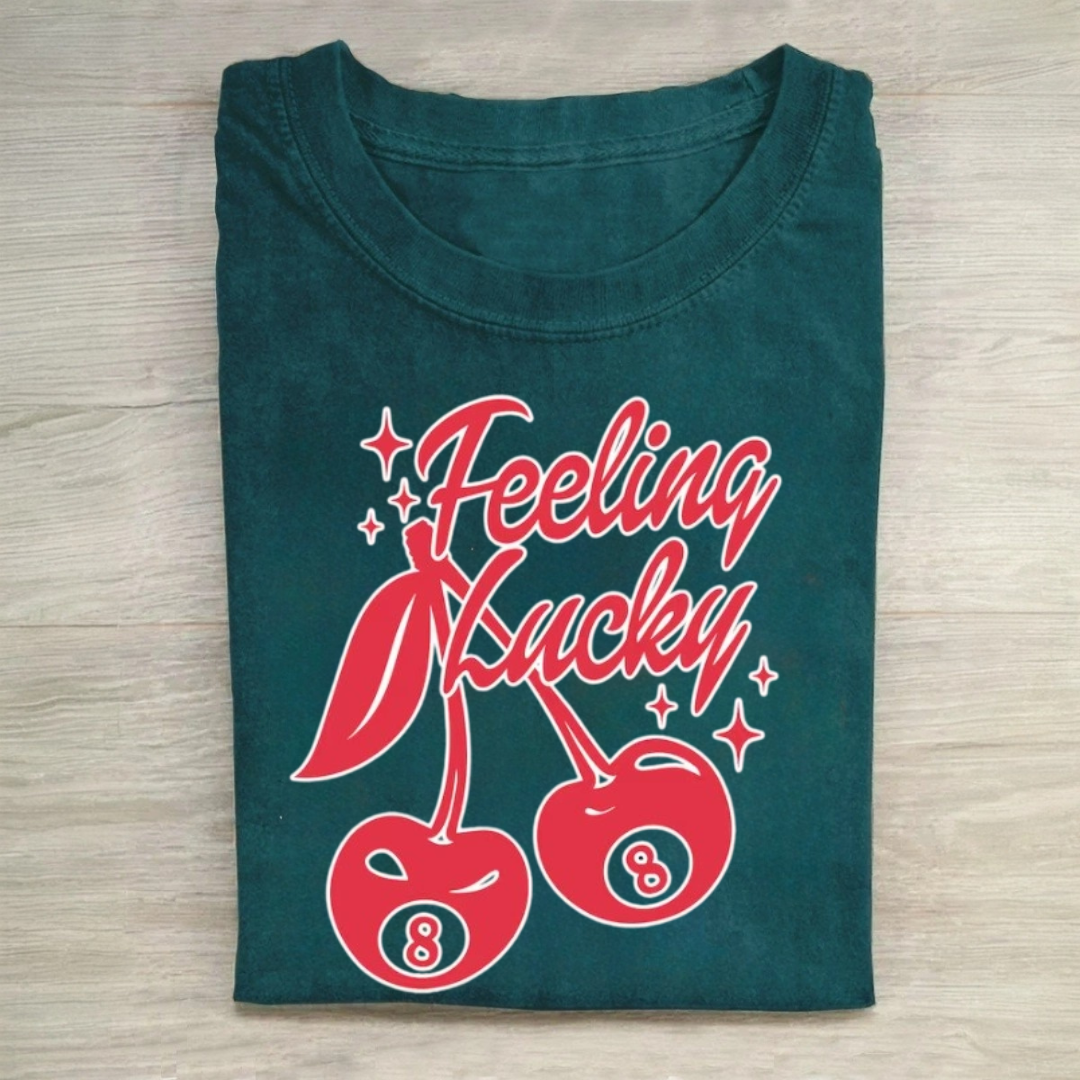 Lucky You Cherry 8 Ball Tshirt