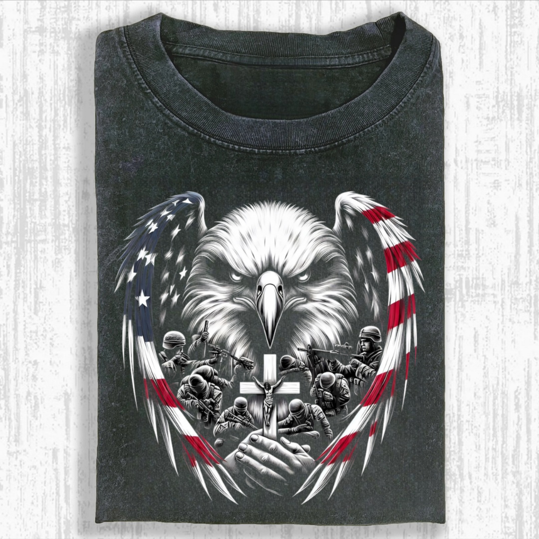Eagle American Flag T-Shirt