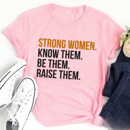 Strong Women Teacher T-Shirt