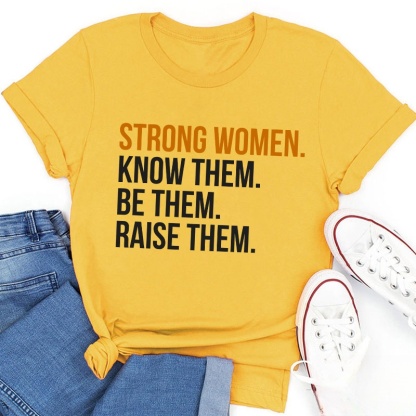 Strong Women Teacher T-Shirt