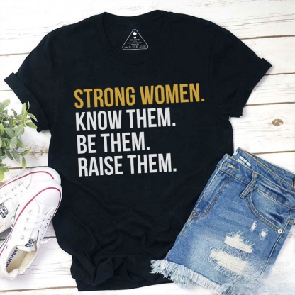 Strong Women Teacher T-Shirt