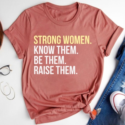 Strong Women Teacher T-Shirt