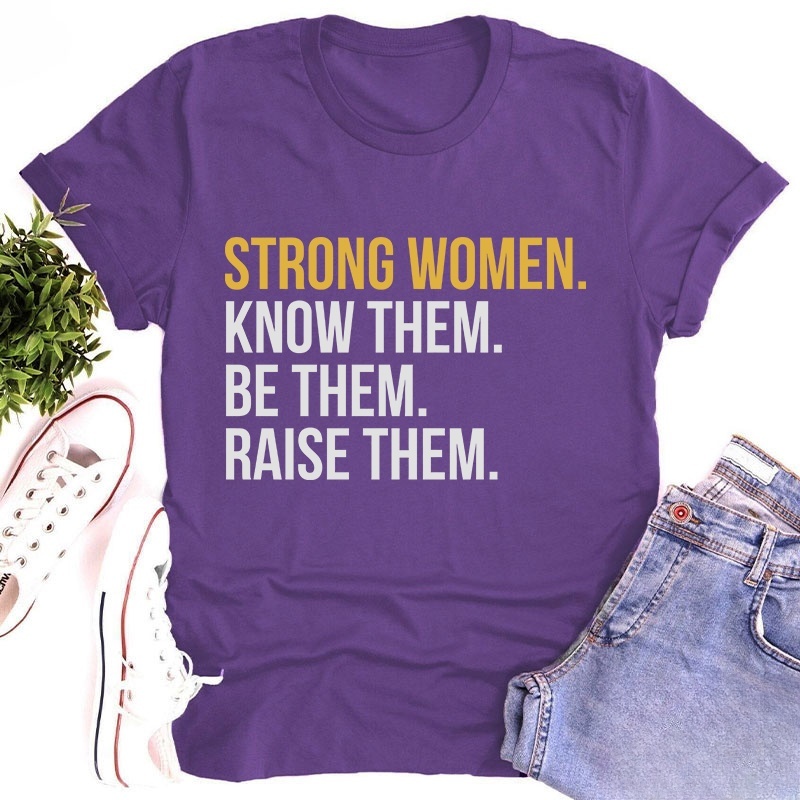 Strong Women Teacher T-Shirt