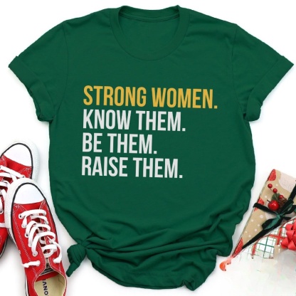 Strong Women Teacher T-Shirt