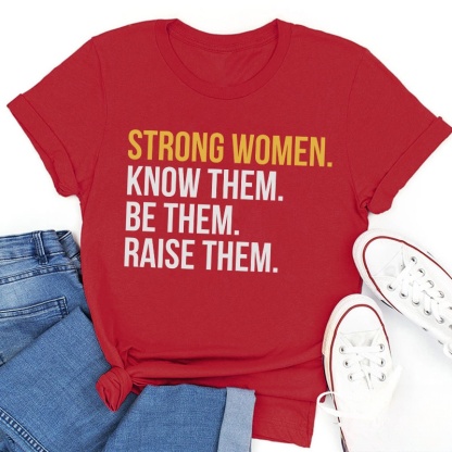 Strong Women Teacher T-Shirt