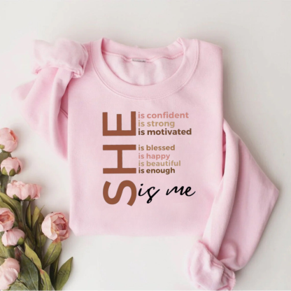 She Is Me Black History Month Teacher Sweatshirt