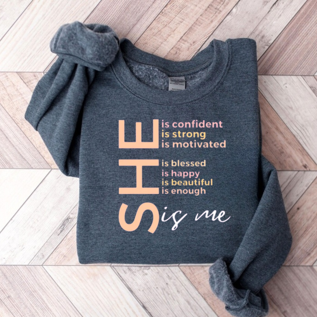 She Is Me Black History Month Teacher Sweatshirt