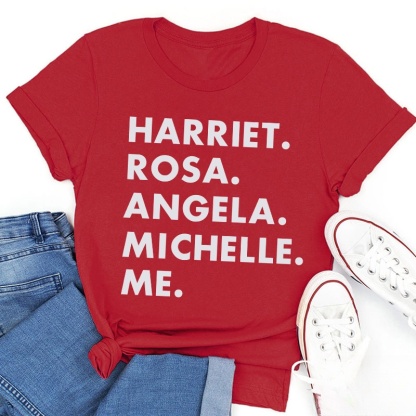Harriet Rosa Angela Michelle Me Teacher T-Shirt