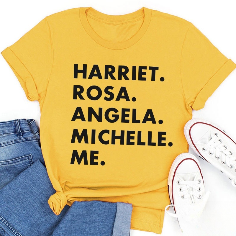 Harriet Rosa Angela Michelle Me Teacher T-Shirt