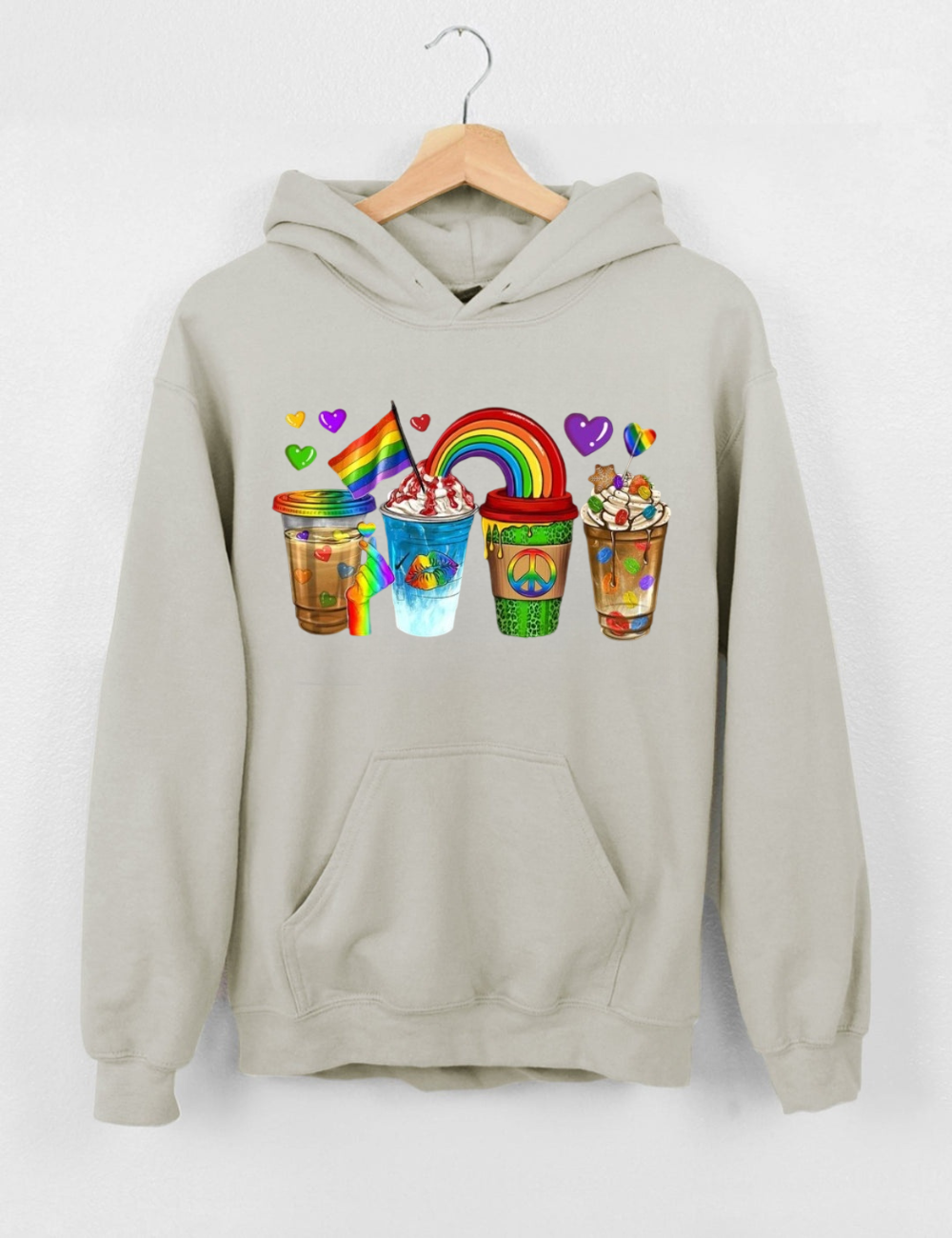 Pride Coffee Cups Sweatshirt & Hoodie