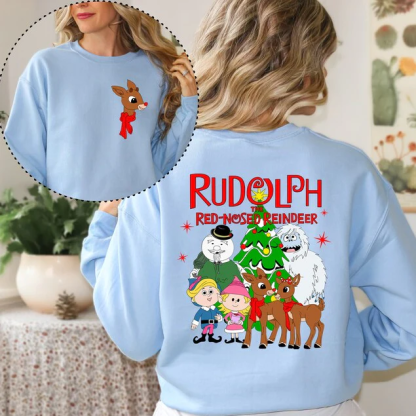Christmas Reindeer Sweatshirt-lovefitte