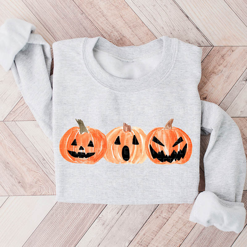 Cute Three Pumpkin Sweatshirt