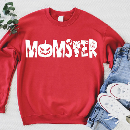 Momster Halloween Mom Sweatshirt