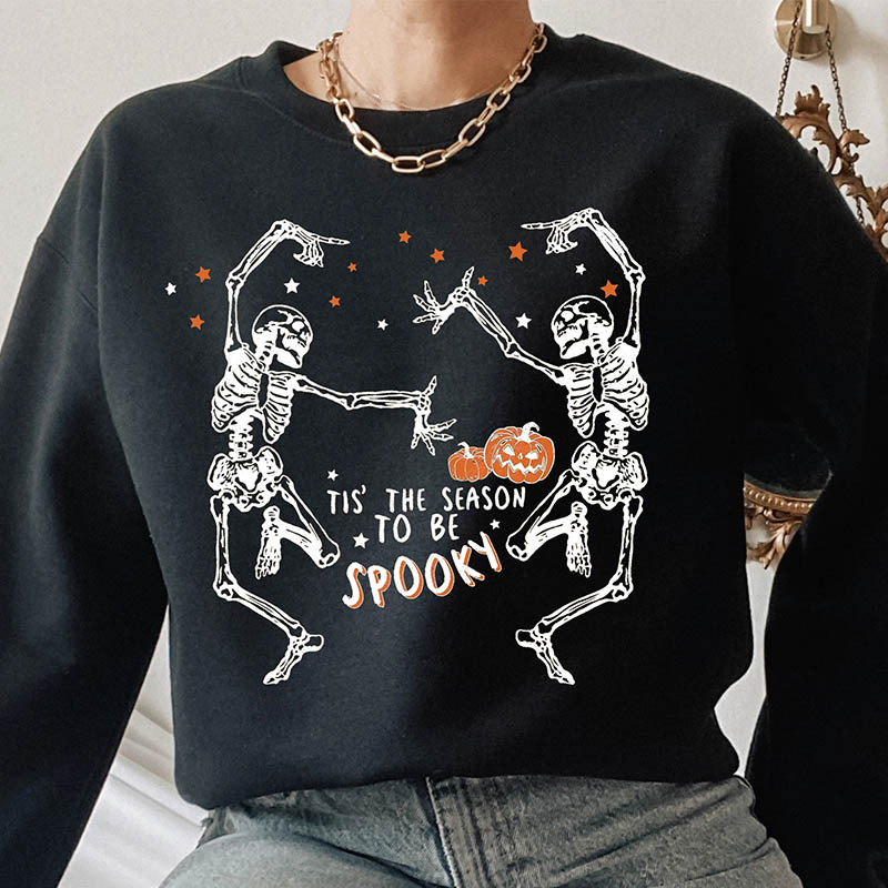 Halloween dancing skeletons