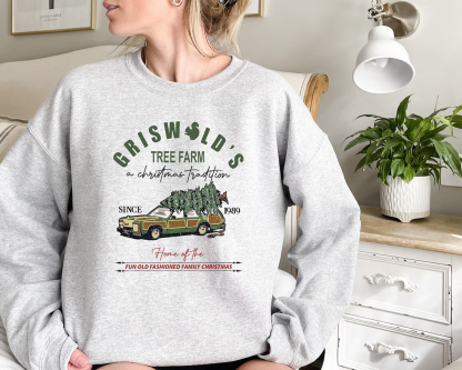 Griswold's Tree Farm Since 1989 Sweatshirt-lovefitte