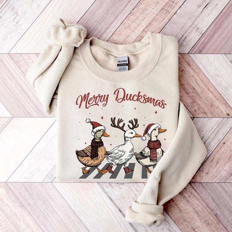 Ducks Christmas Sweatshirt