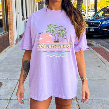Beach Bum Comfort Colors T-shirt-lovefitte