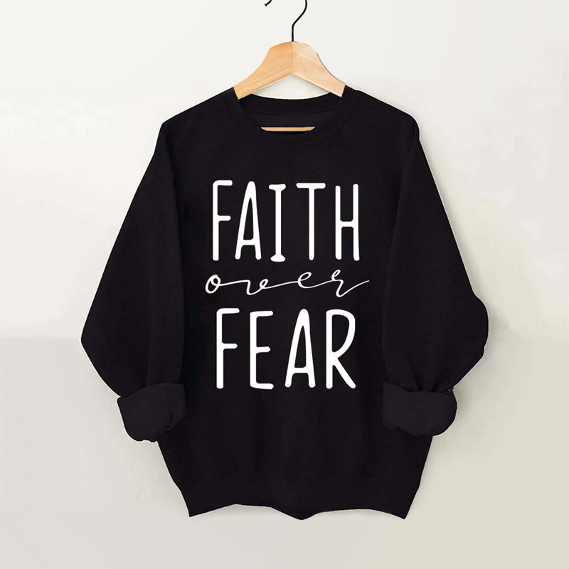 Faith Over Fear Vintage Gym Sweatshirt-lovefitte