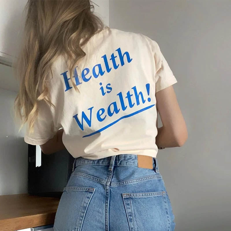 Health is Wealth Women's Essential T-Shirt-lovefitte