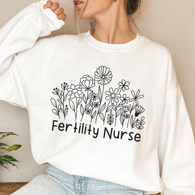 Fertility Nurse Sweatshirt-lovefitte
