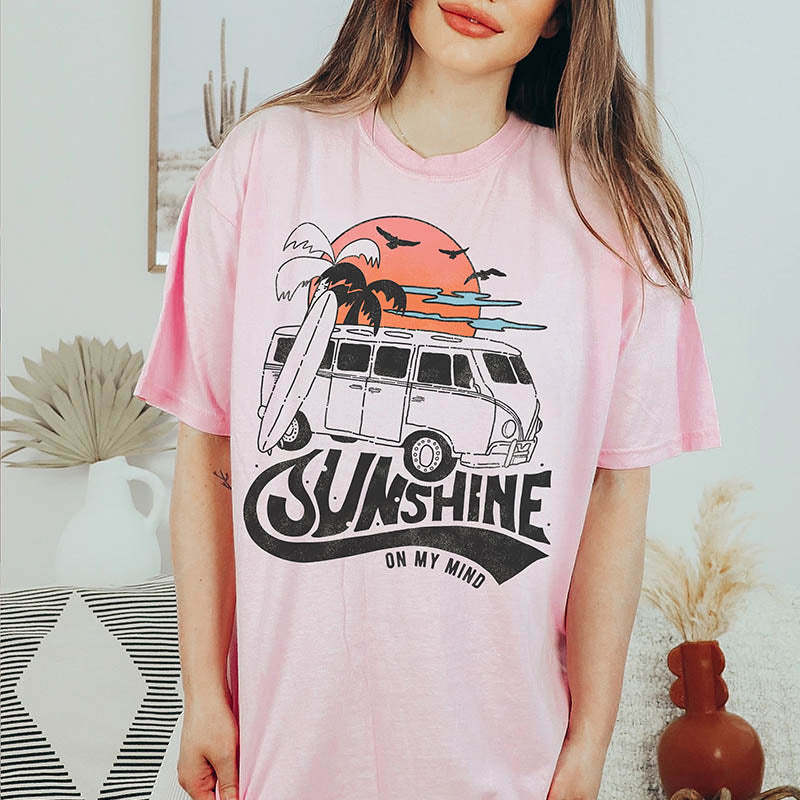 Sunshine on My Mine Vacation T-Shirt-lovefitte