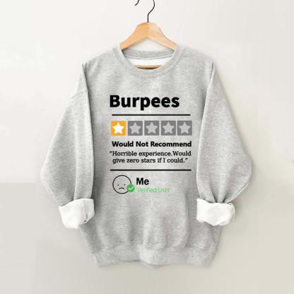 Burpees Reviewed Vintage Gym Sweatshirt-lovefitte