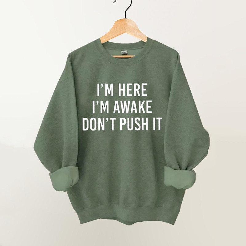 Don't Push It Vintage Gym Sweatshirt-lovefitte