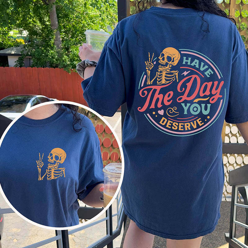 Inspirational Motivational Skeleton T-Shirt-lovefitte