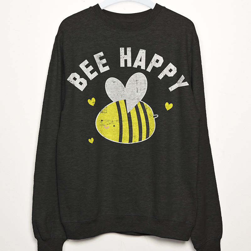 Bee Happy Sweatshirt-lovefitte