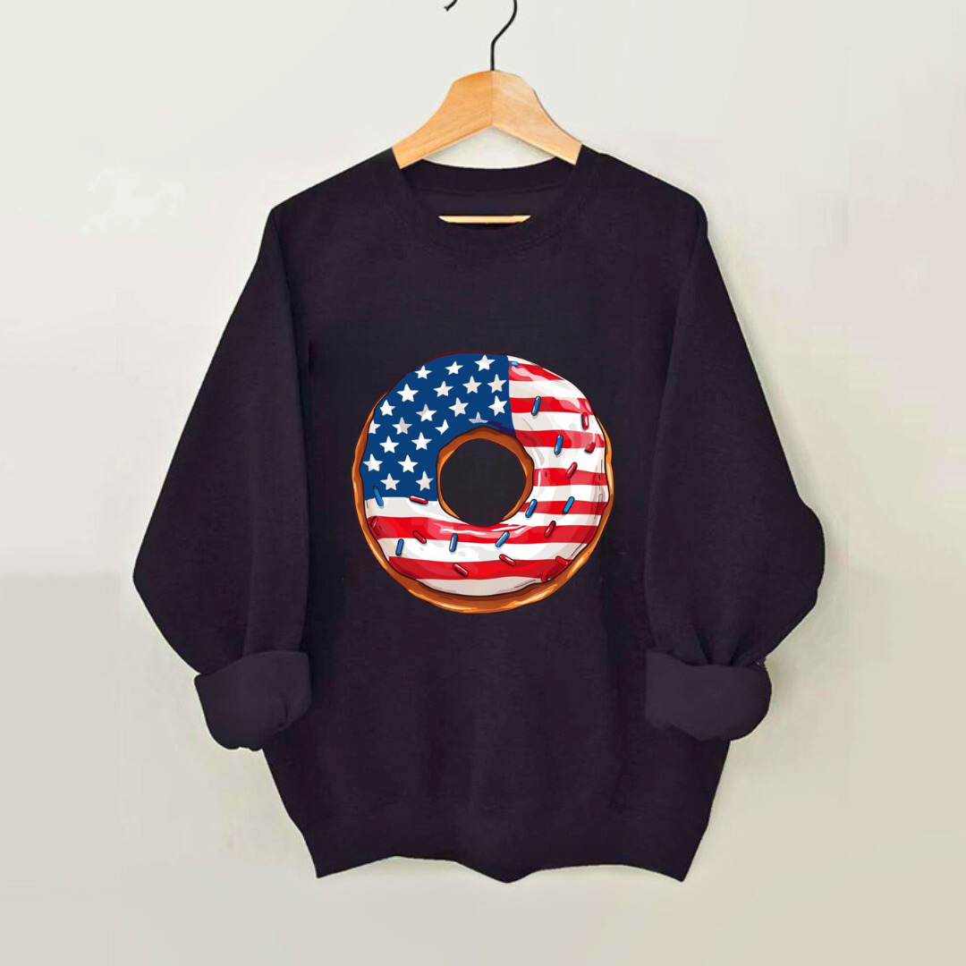 USA Donut Sweatshirt
