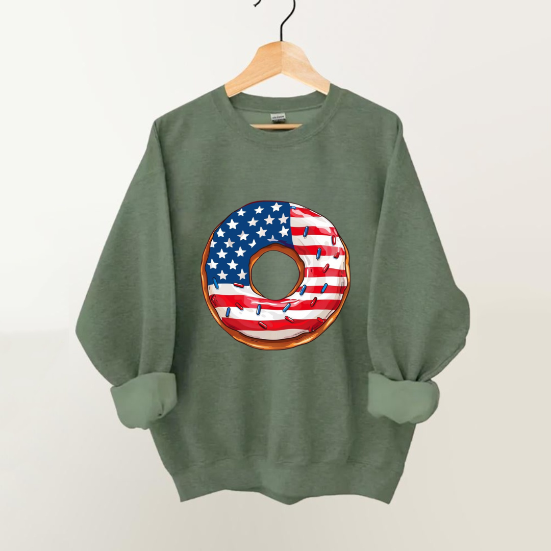 USA Donut Sweatshirt