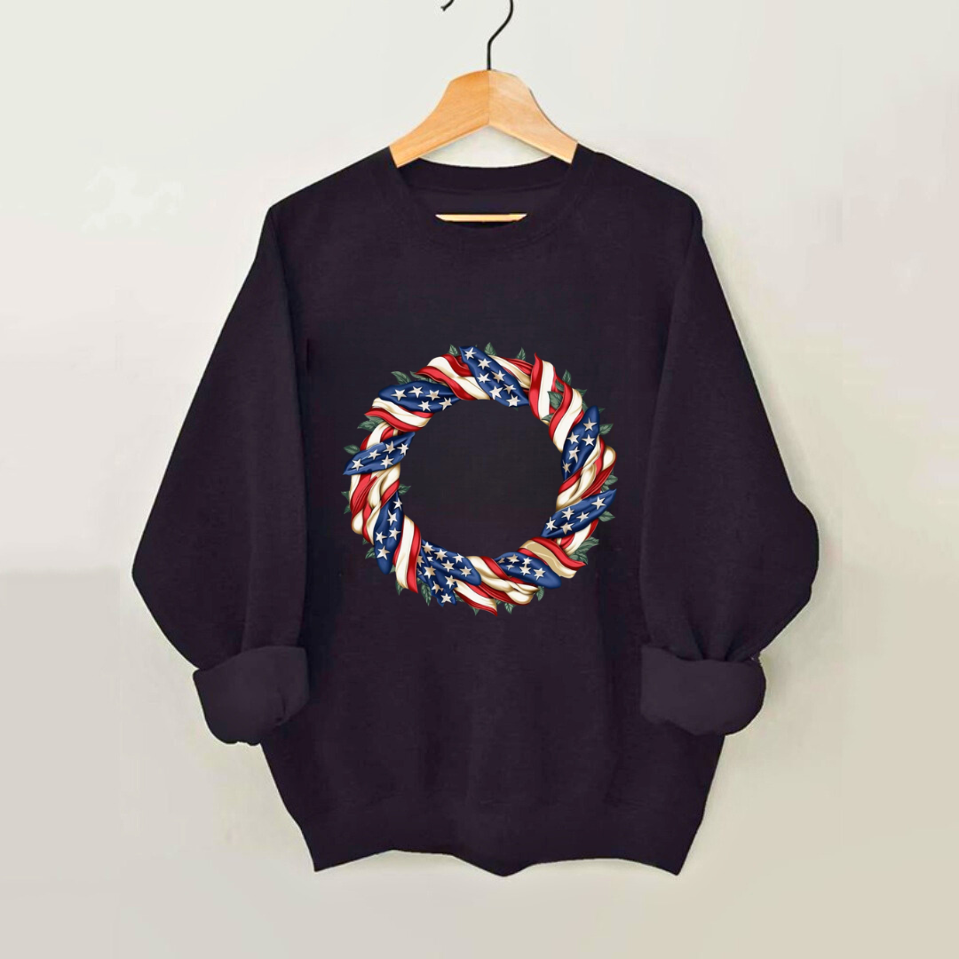 USA Wreath Sweatshirt