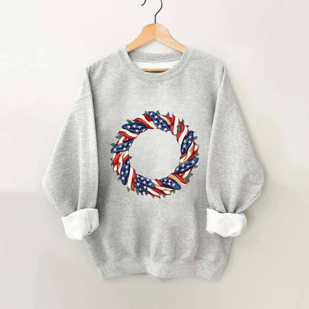 USA Wreath Sweatshirt