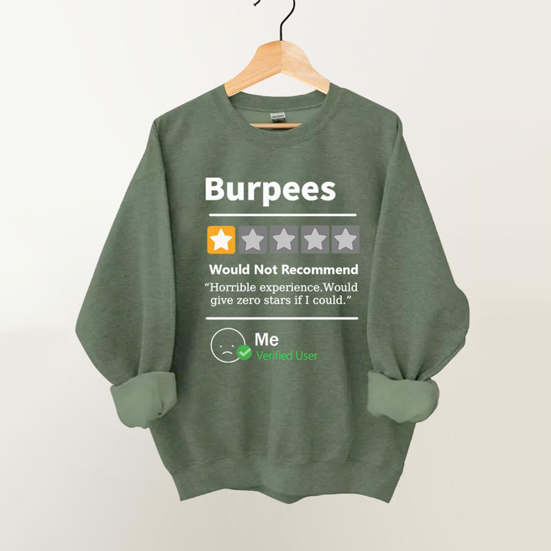 Burpees Reviewed Vintage Gym Sweatshirt-lovefitte