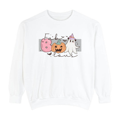 FaBOOlous Ghosts Bats Pumpkins Sweatshirt