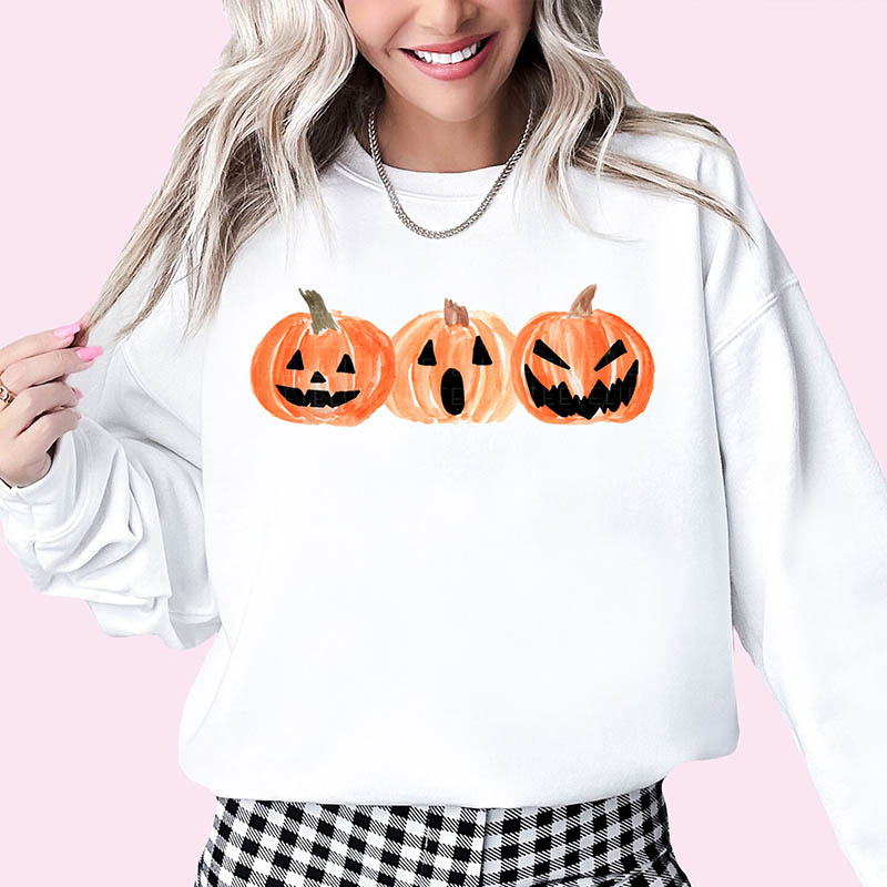 Cute Three Pumpkin Sweatshirt