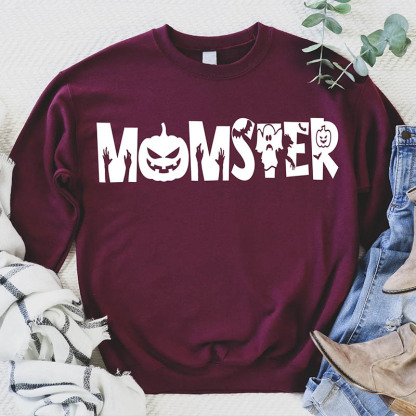 Momster Halloween Mom Sweatshirt