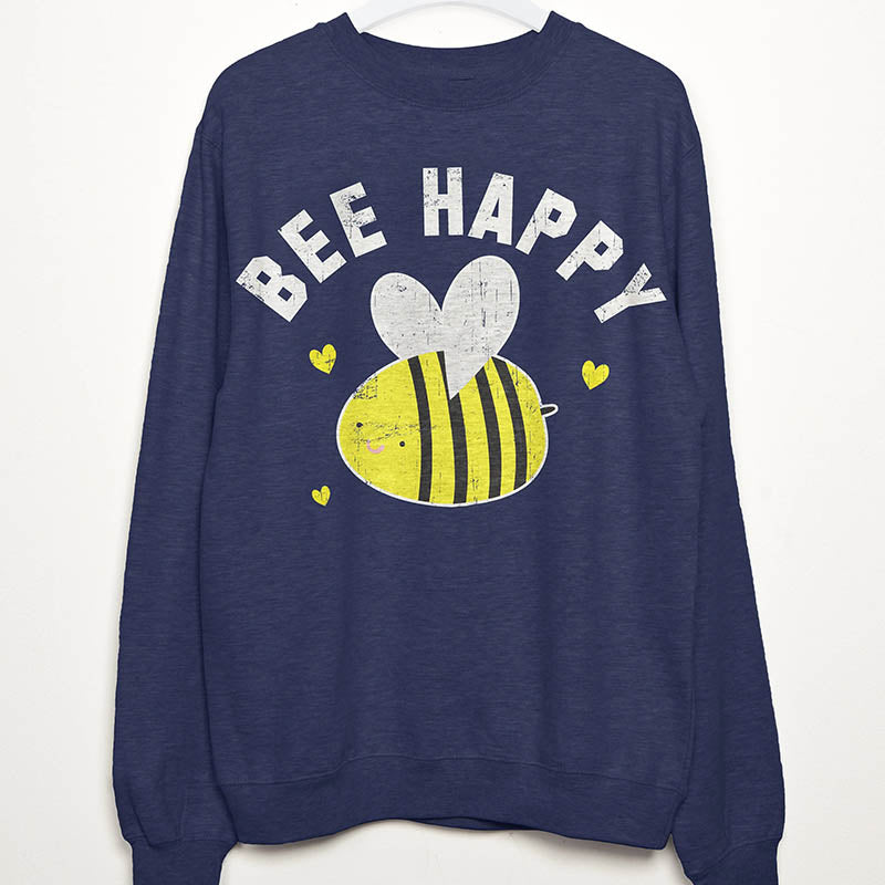 Bee Happy Sweatshirt-lovefitte