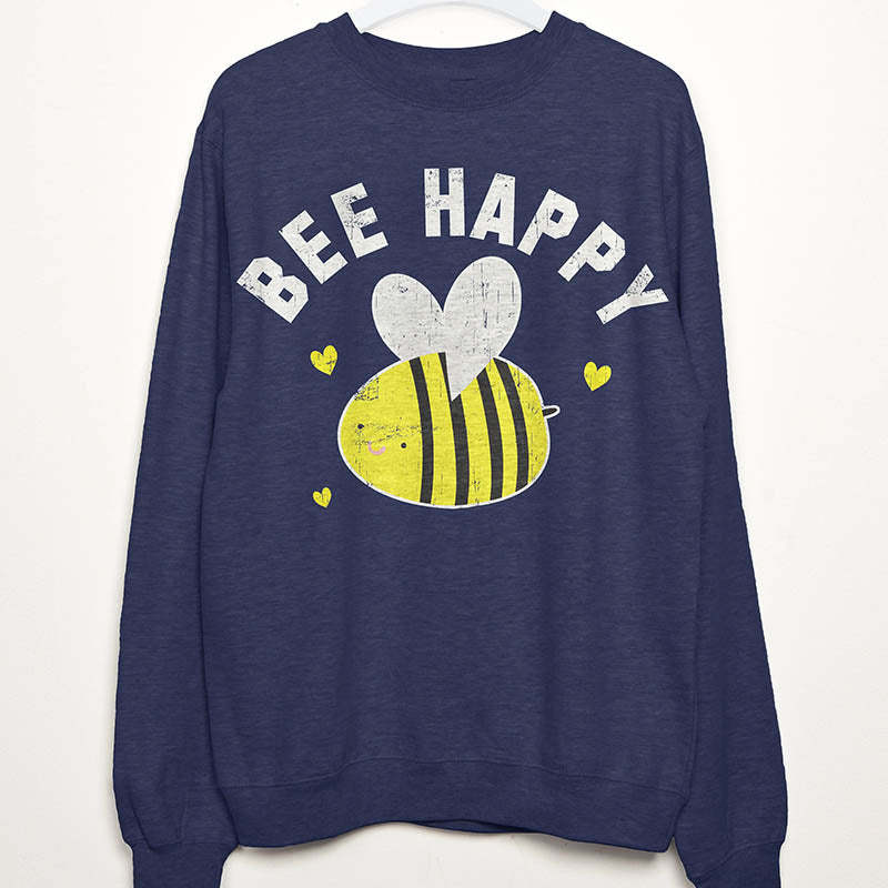 Bee Happy Sweatshirt-lovefitte