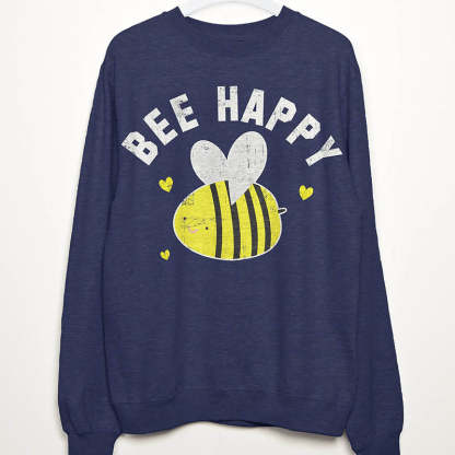 Bee Happy Sweatshirt-lovefitte